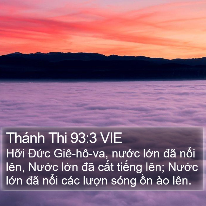 Thánh Thi 93:3 VIE Bible Study