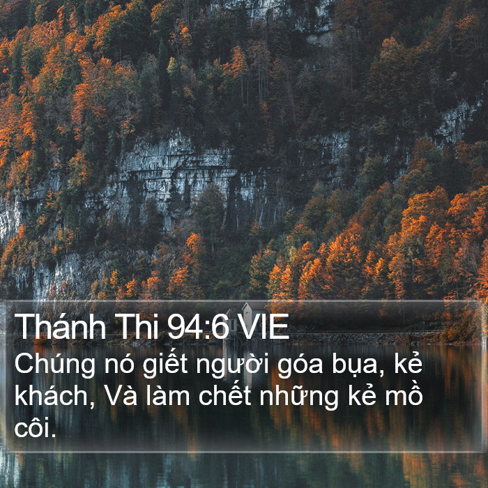 Thánh Thi 94:6 VIE Bible Study