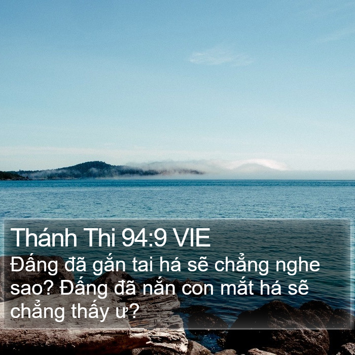 Thánh Thi 94:9 VIE Bible Study