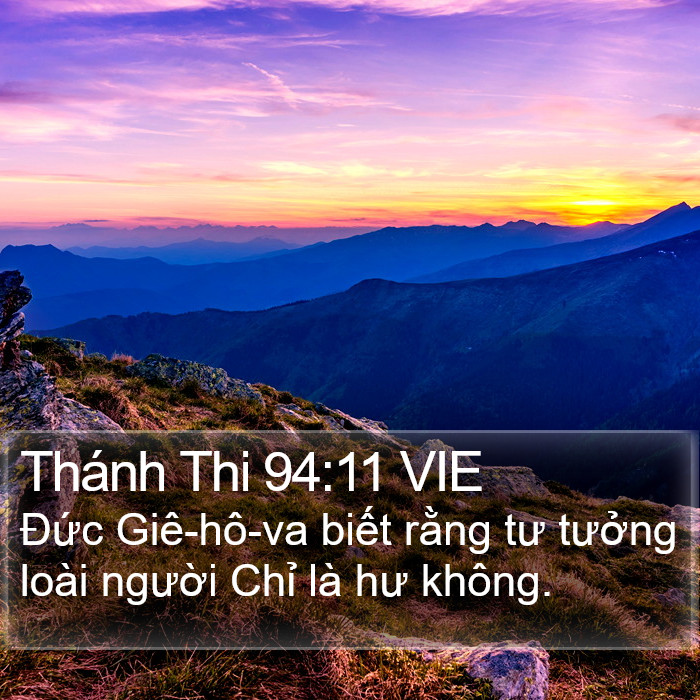 Thánh Thi 94:11 VIE Bible Study