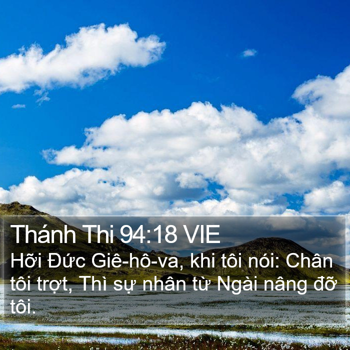 Thánh Thi 94:18 VIE Bible Study