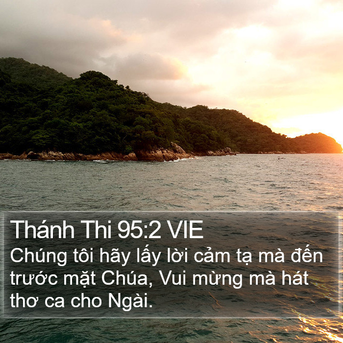 Thánh Thi 95:2 VIE Bible Study