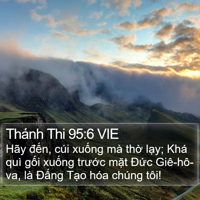 Thánh Thi 95:6 VIE Bible Study
