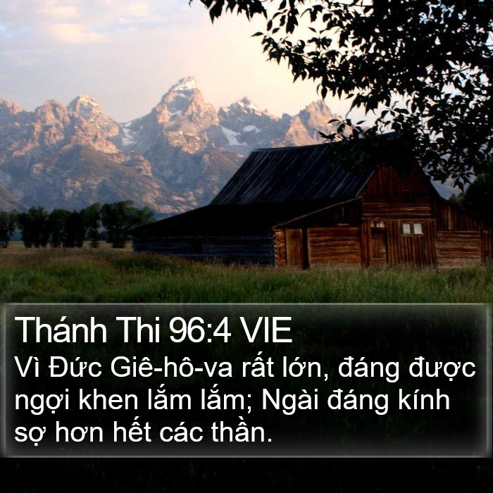 Thánh Thi 96:4 VIE Bible Study