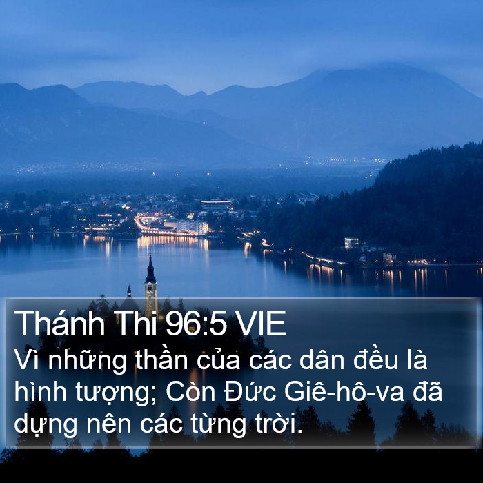 Thánh Thi 96:5 VIE Bible Study