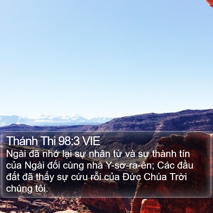 Thánh Thi 98:3 VIE Bible Study