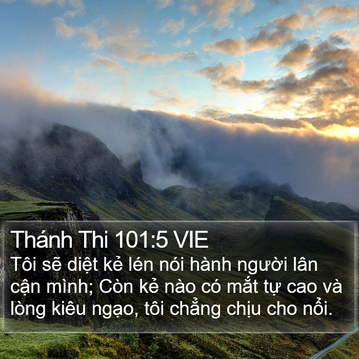 Thánh Thi 101:5 VIE Bible Study