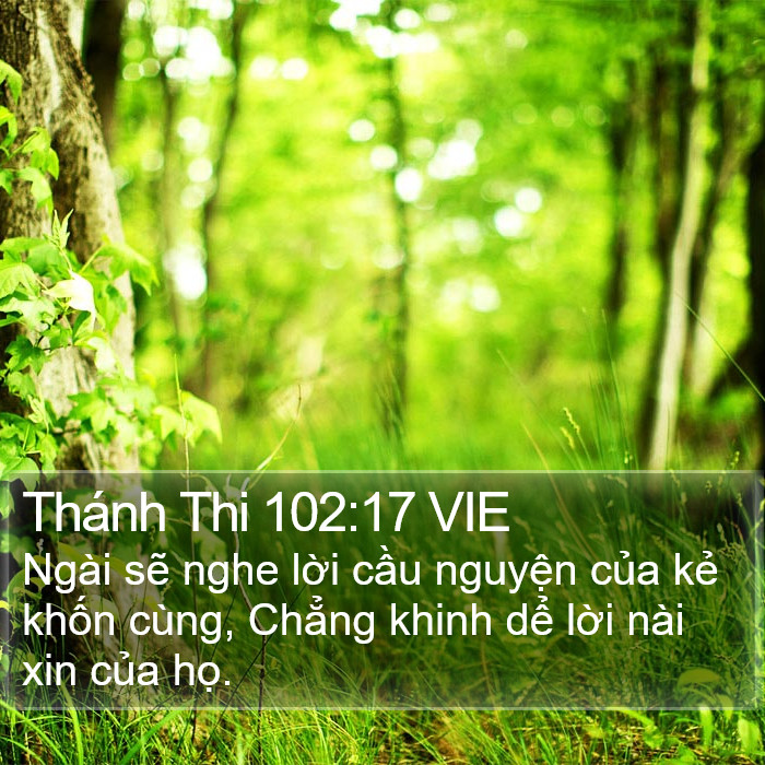 Thánh Thi 102:17 VIE Bible Study