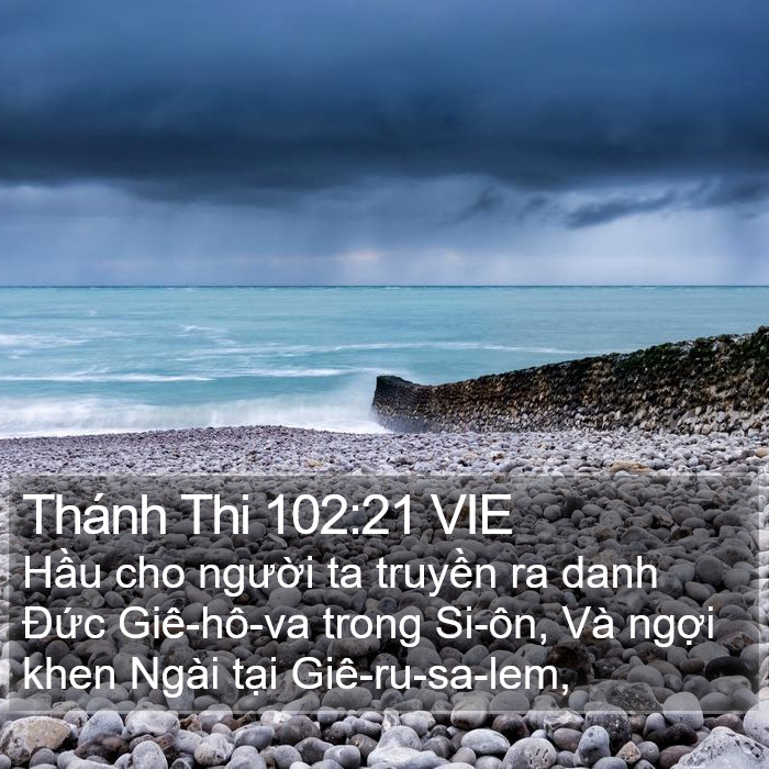 Thánh Thi 102:21 VIE Bible Study