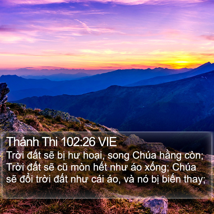 Thánh Thi 102:26 VIE Bible Study