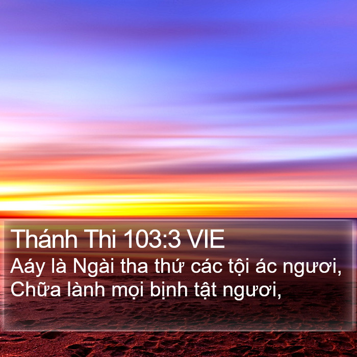 Thánh Thi 103:3 VIE Bible Study