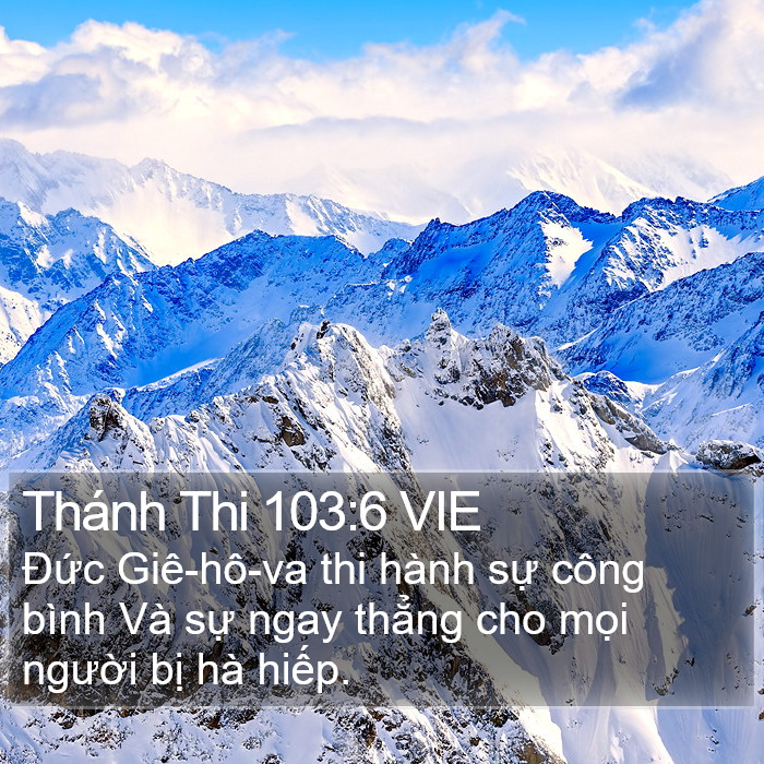 Thánh Thi 103:6 VIE Bible Study