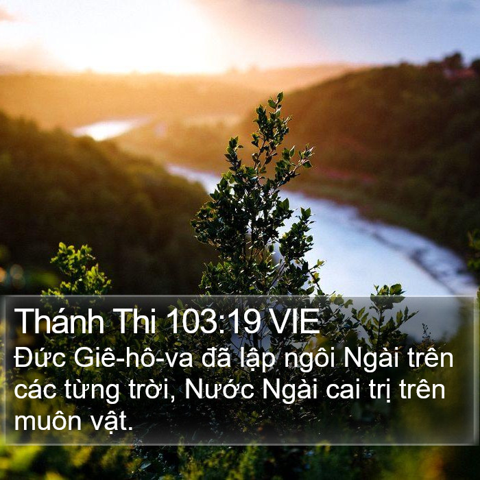 Thánh Thi 103:19 VIE Bible Study
