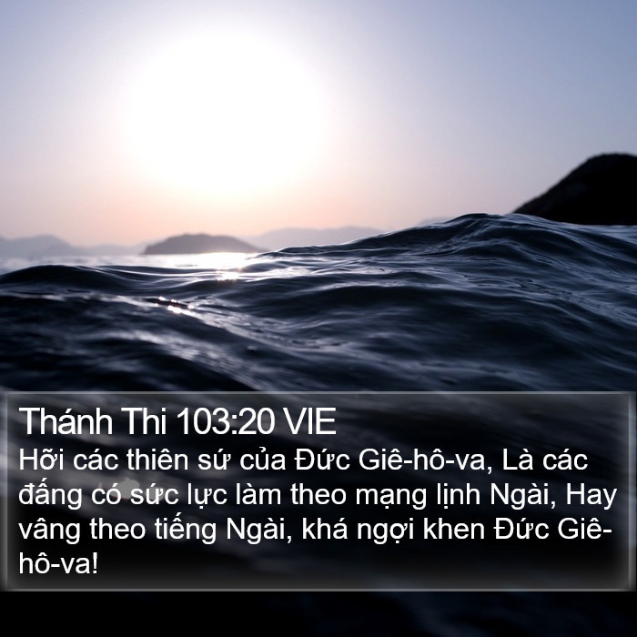 Thánh Thi 103:20 VIE Bible Study