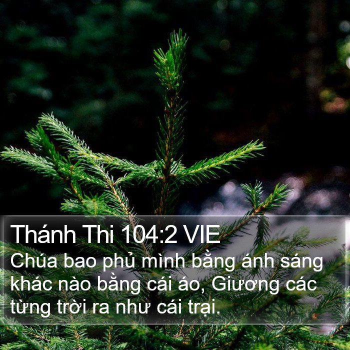 Thánh Thi 104:2 VIE Bible Study