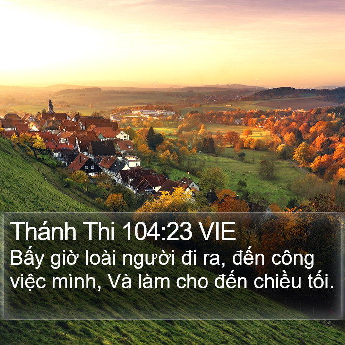 Thánh Thi 104:23 VIE Bible Study