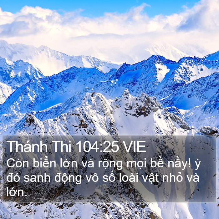 Thánh Thi 104:25 VIE Bible Study