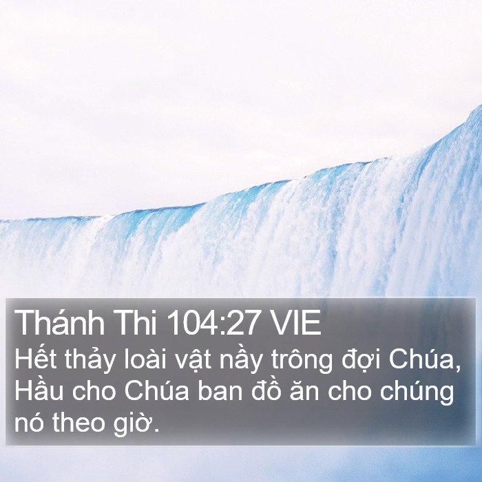 Thánh Thi 104:27 VIE Bible Study