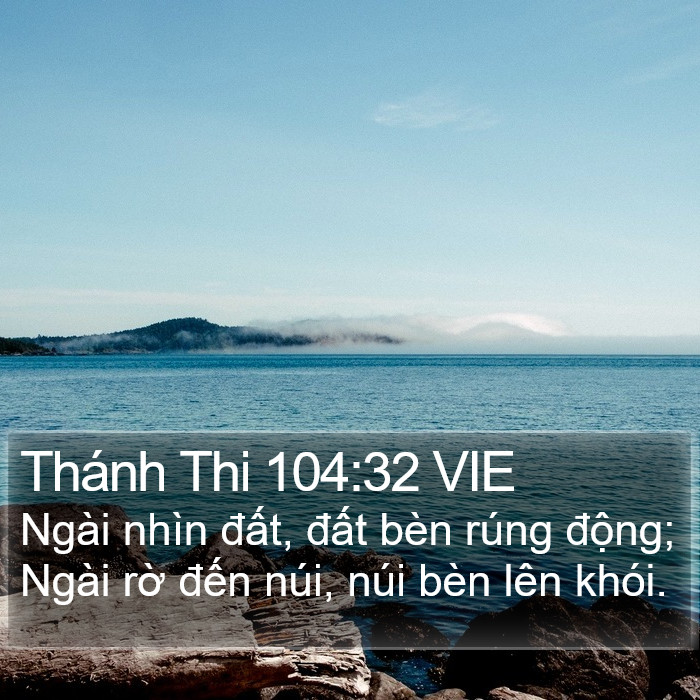 Thánh Thi 104:32 VIE Bible Study