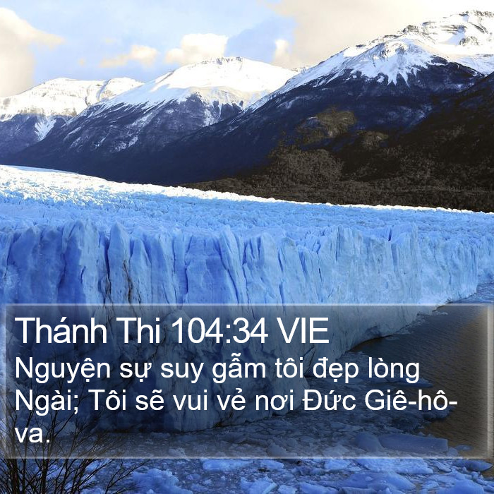 Thánh Thi 104:34 VIE Bible Study