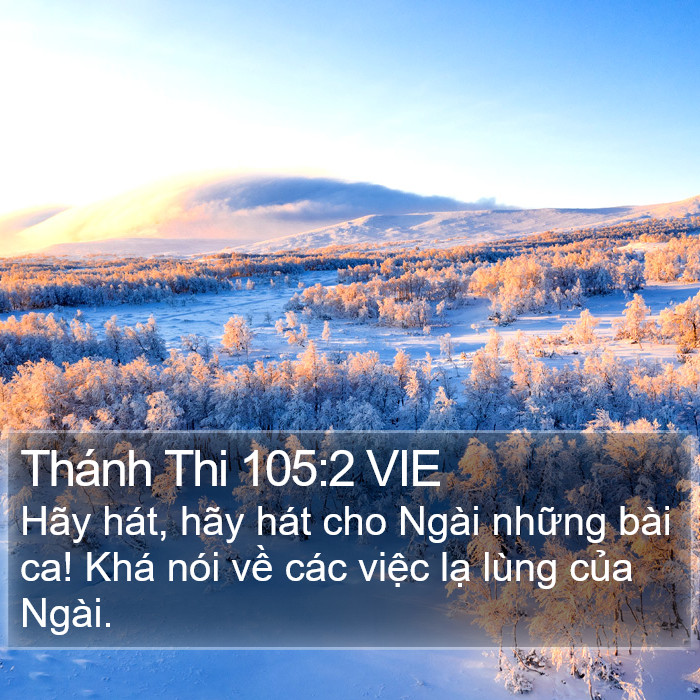Thánh Thi 105:2 VIE Bible Study