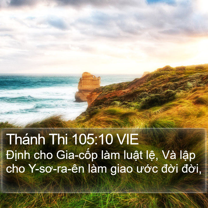 Thánh Thi 105:10 VIE Bible Study