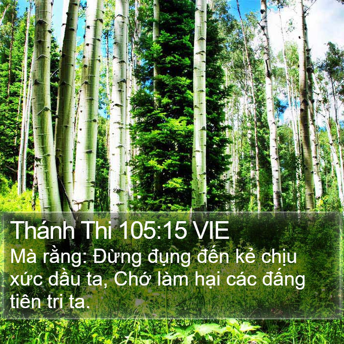 Thánh Thi 105:15 VIE Bible Study
