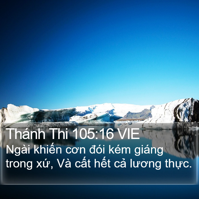 Thánh Thi 105:16 VIE Bible Study