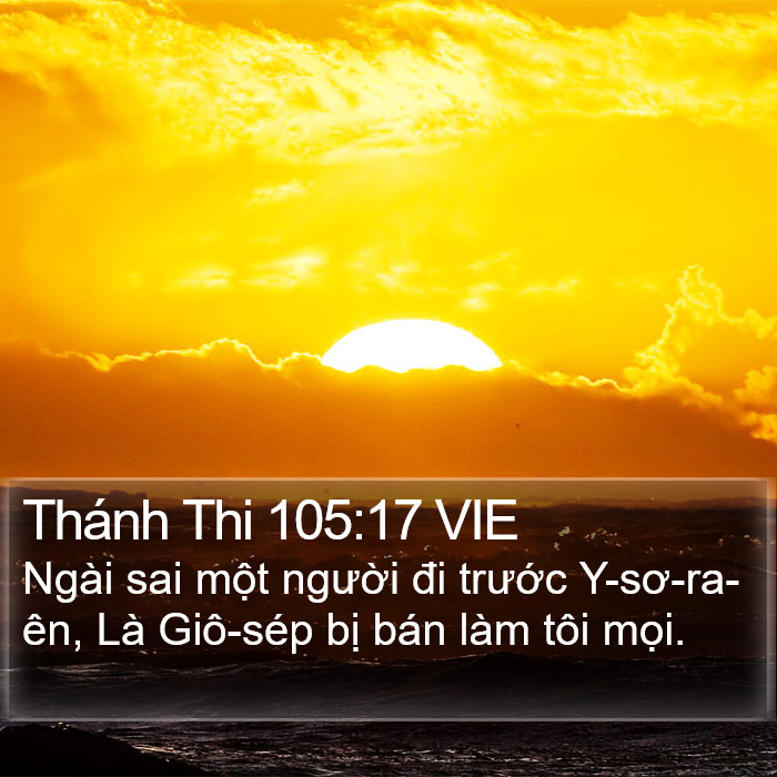 Thánh Thi 105:17 VIE Bible Study