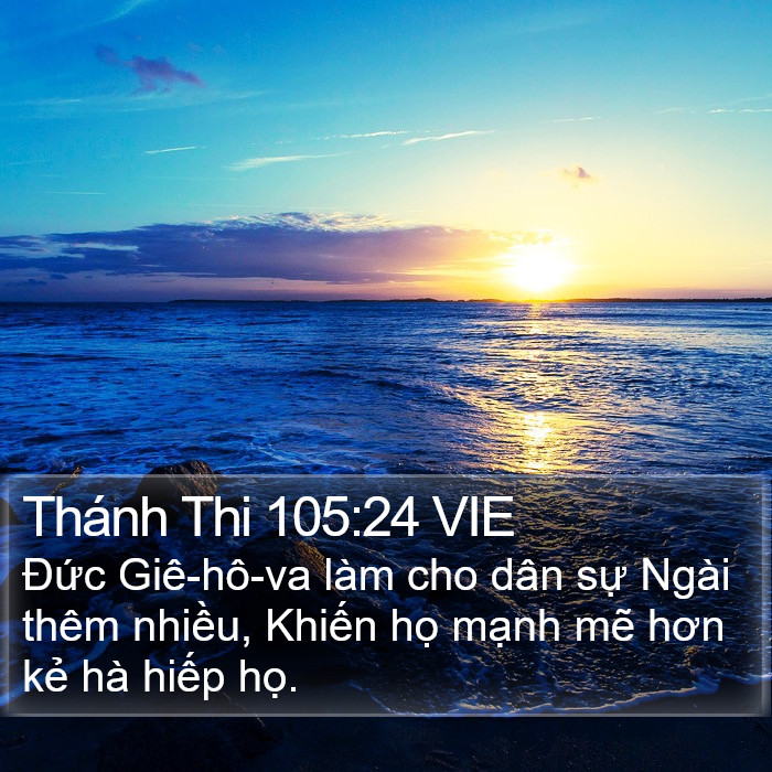 Thánh Thi 105:24 VIE Bible Study