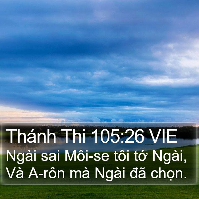 Thánh Thi 105:26 VIE Bible Study