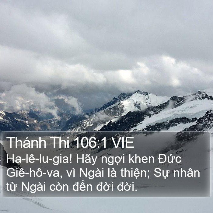 Thánh Thi 106:1 VIE Bible Study