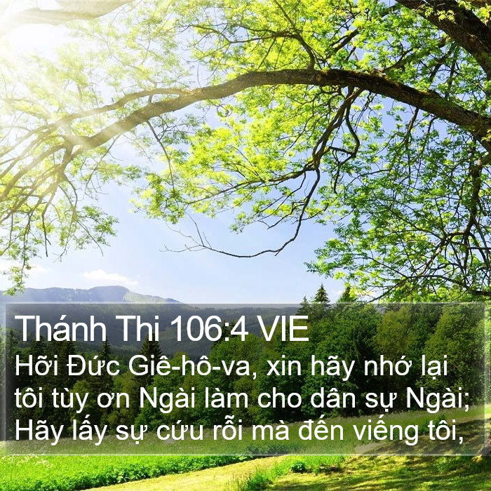 Thánh Thi 106:4 VIE Bible Study