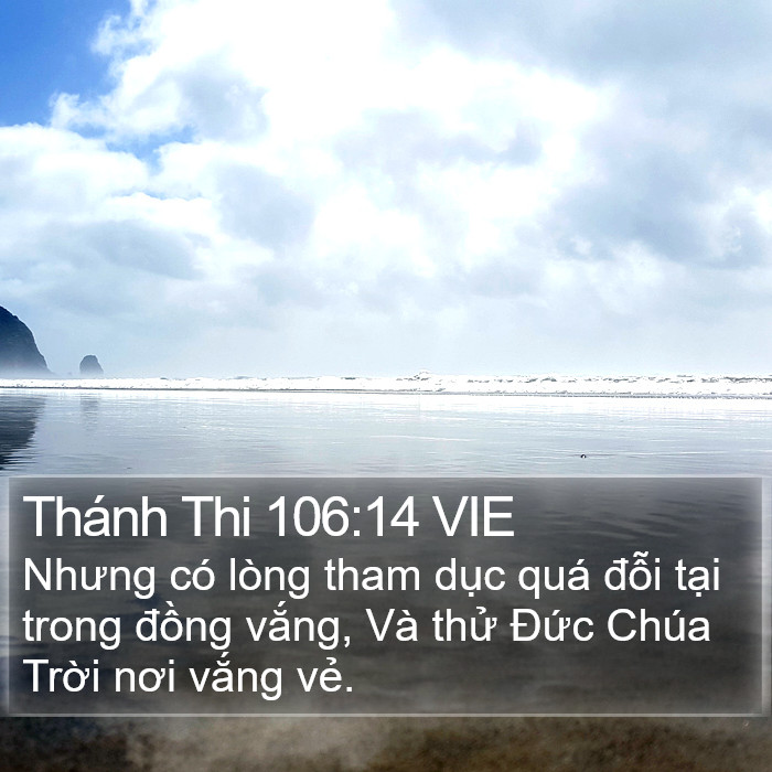 Thánh Thi 106:14 VIE Bible Study