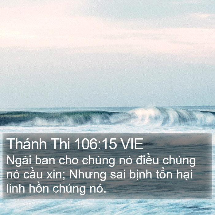 Thánh Thi 106:15 VIE Bible Study