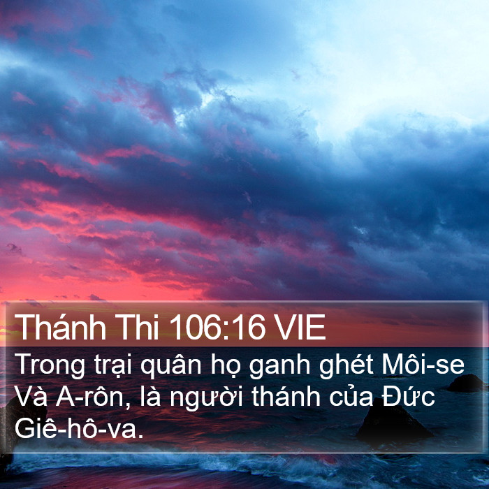 Thánh Thi 106:16 VIE Bible Study