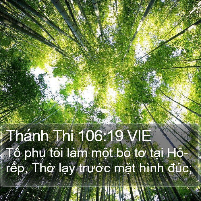 Thánh Thi 106:19 VIE Bible Study