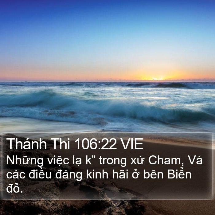 Thánh Thi 106:22 VIE Bible Study