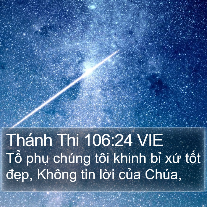 Thánh Thi 106:24 VIE Bible Study