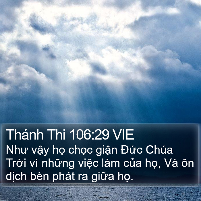 Thánh Thi 106:29 VIE Bible Study