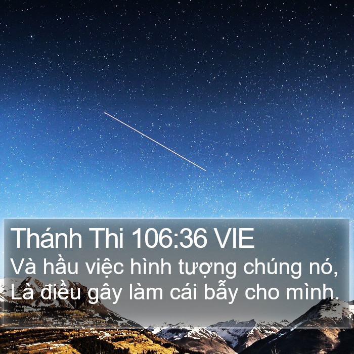 Thánh Thi 106:36 VIE Bible Study