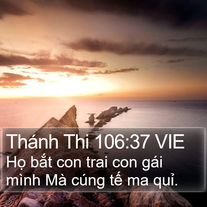 Thánh Thi 106:37 VIE Bible Study