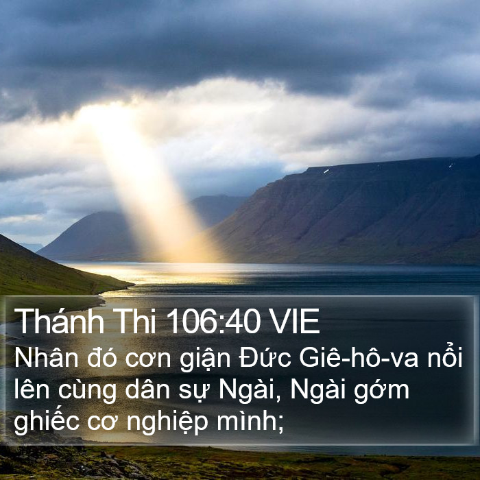 Thánh Thi 106:40 VIE Bible Study