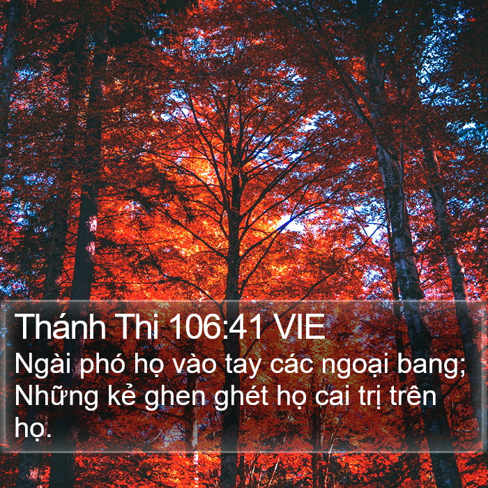 Thánh Thi 106:41 VIE Bible Study