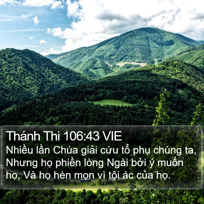 Thánh Thi 106:43 VIE Bible Study