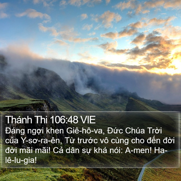 Thánh Thi 106:48 VIE Bible Study