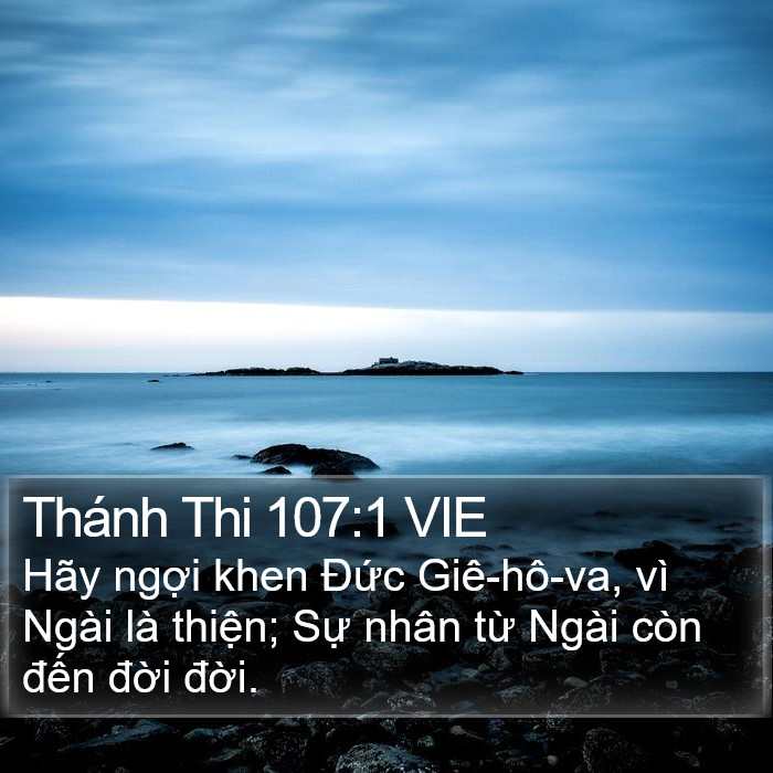 Thánh Thi 107:1 VIE Bible Study