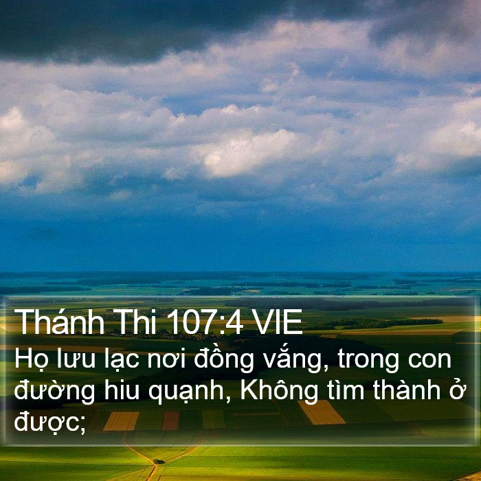 Thánh Thi 107:4 VIE Bible Study