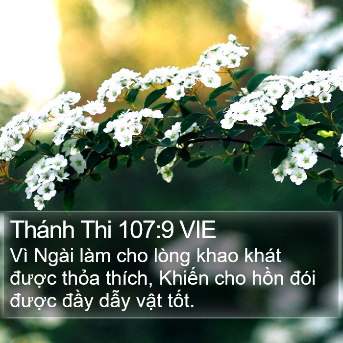 Thánh Thi 107:9 VIE Bible Study