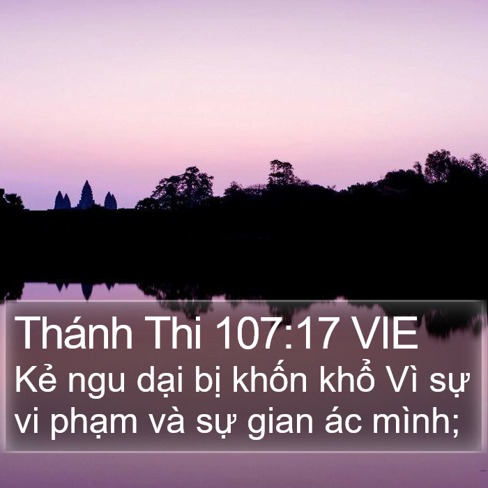 Thánh Thi 107:17 VIE Bible Study